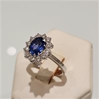 Anillo Dal Maso Gioielli Mujer in Oro blanco Zaffiro 1.67 Ct 2361 GDM - 2361 GDM